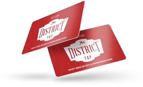 the district tap gift card.